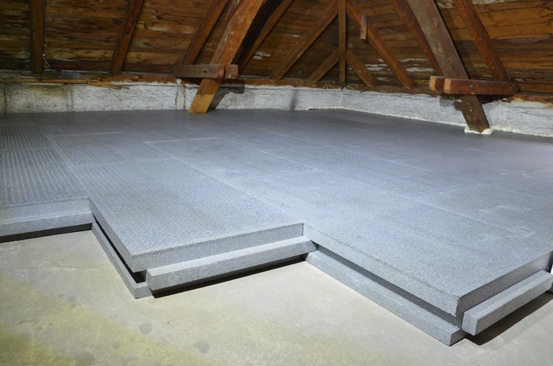 alpor DUO plus Dachbodendämmung<br/>mit Trittschutz