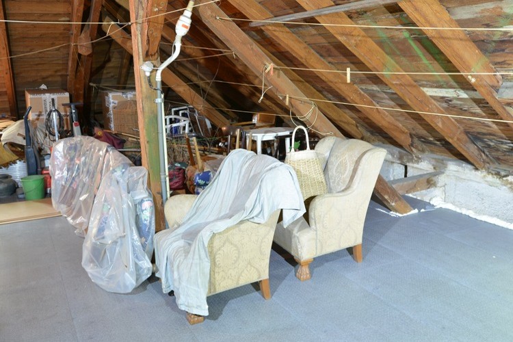 Dämmung Dachboden, oberste Geschoßdecke mit ca. 30% Energieeinsparung